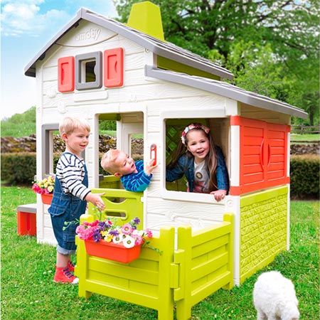 casita infantil de jardin para niños