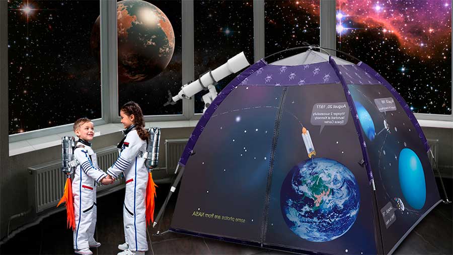 Tienda de Campaña Espacial para Niños Exqline